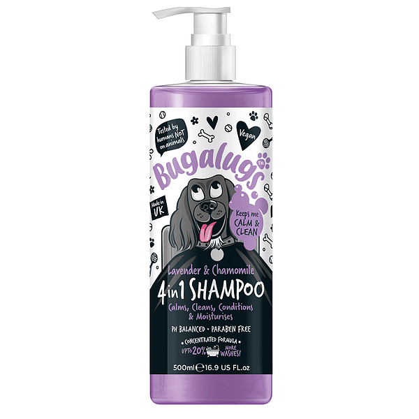 Bugalugs Four In One Lavender And Chamomile Dog Shampoo Pic 1