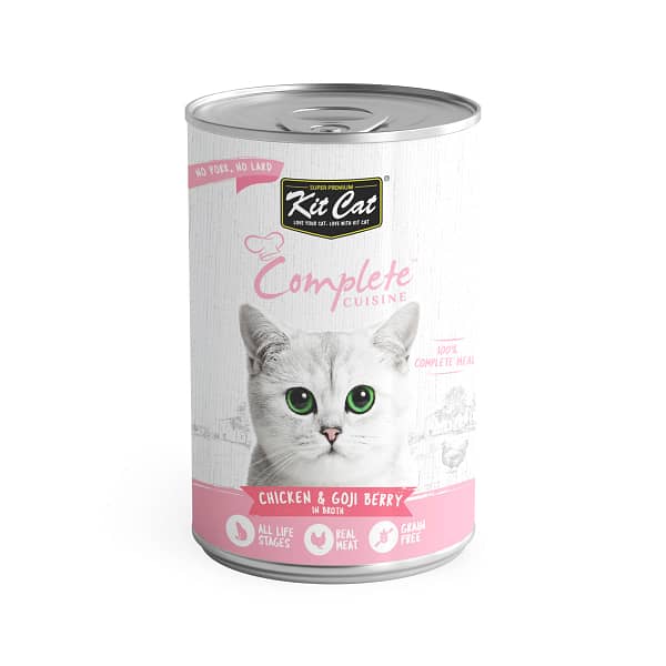 Kit Cat Complete Cuisine Chicken And Goji Berry In Broth Cat Wet Food