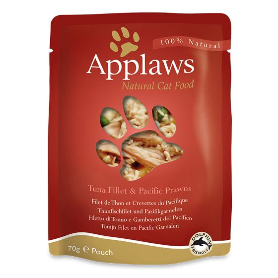 Applaws Cat Tuna With Prawn Pouch Cat Wet Food