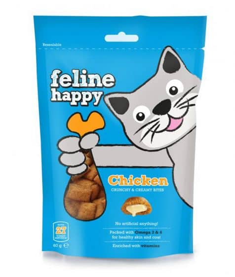 M And C Feline Happy Cat Treats Chicken