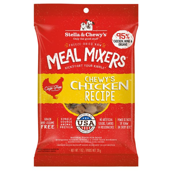 Stella And Chewy's Dog Freeze Dried Raw Meal Mixers Cage Free Chicken Recipe Dry Dog Food