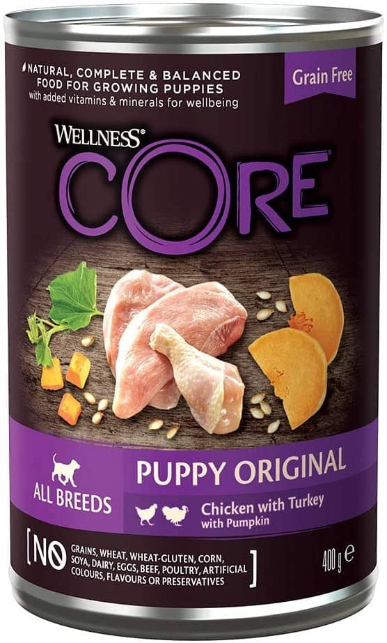 Wellness Core Grain Free Chicken Turkey And Pumpkin Recipe Wet Puppy Food