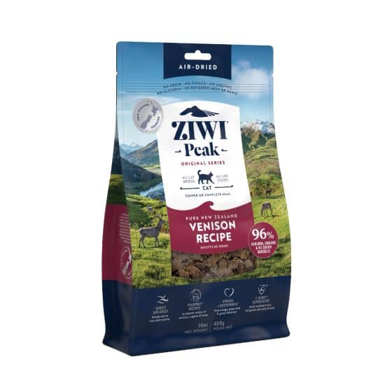 ZiwiPeak Air Dried Venison Recipe Dry Cat Food
