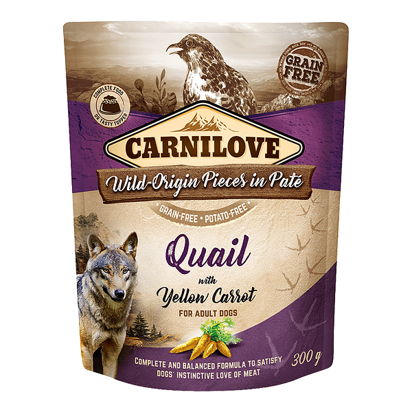 Carnilove Quail With Yellow Carrot Adult Dog Wet Food