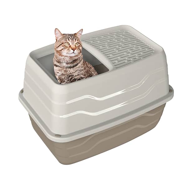 Georplast Salto Top Entry Cat Toilet Litter Box Pic 1