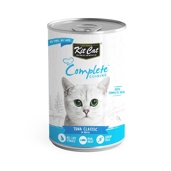 Kit Cat Complete Cuisine Tuna Classic In Broth Cat Wet Food Pic 1