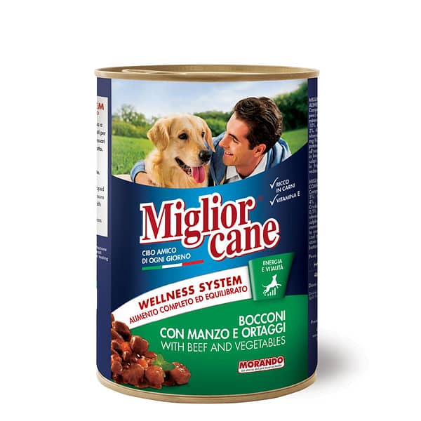 Miglor Cane Chunks With Beef And Vegetable Wet Dog Food